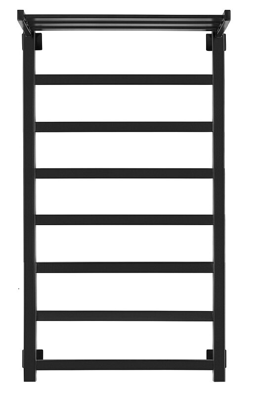 Изображение товара Полотенцесушитель водяной Secado Корсико 1 СП, 4603777474195, ширина 40 см, высота 100 см, подключение универсальное 40 см, черный матовый