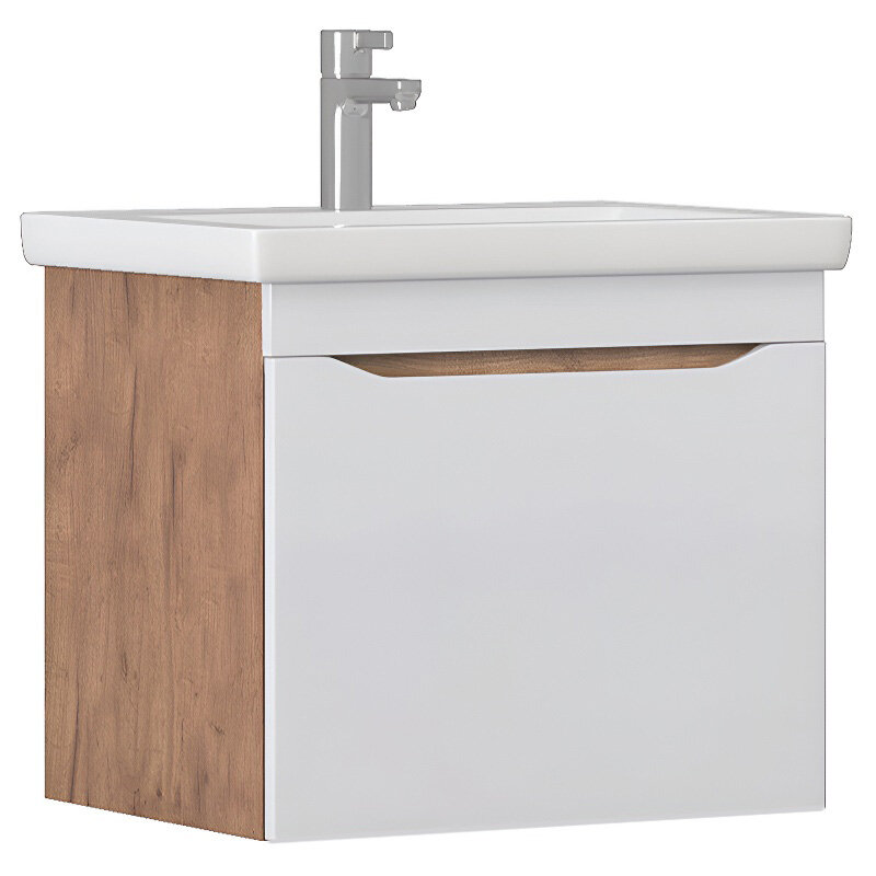 Изображение товара Тумба под раковину Vigo Grani 700-0-1 (Como) 165 дуб золотой, подвесная, 70 см