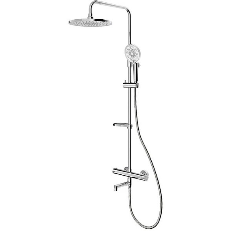 Изображение товара Душевая система Milardo Ideal Spa ILSSBTHM06, со смесителем, хром глянцевый