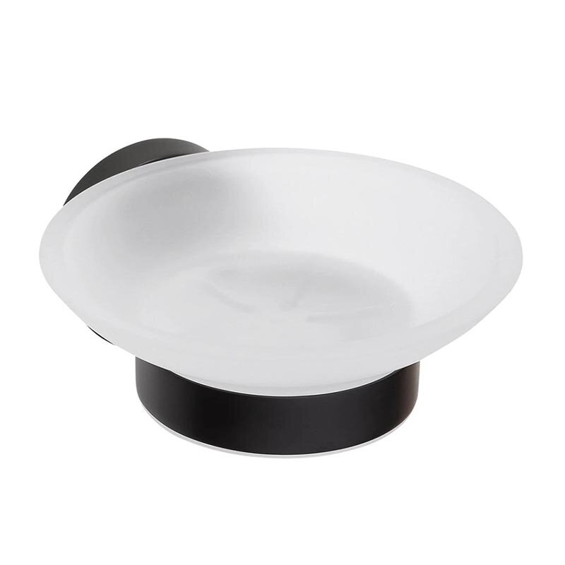 Изображение товара Мыльница Bemeta Dark 104108040, 11 х 11.5 х 5.5 см настенная, черный