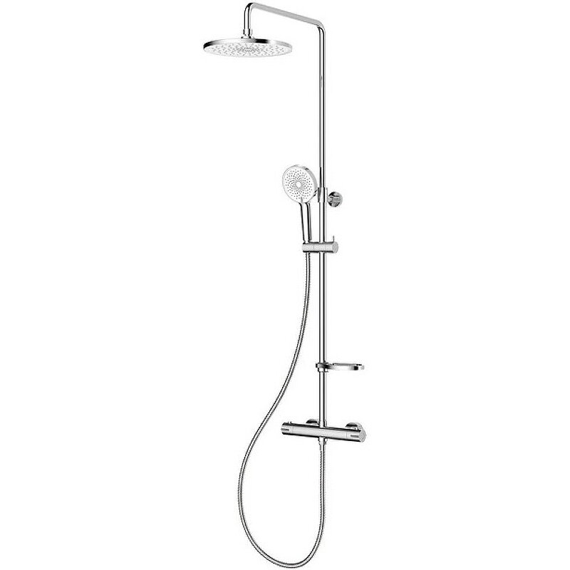 Изображение товара Душевая система Milardo Ideal Spa ILSSBTHM89, со смесителем, термостатическая, хром глянцевый