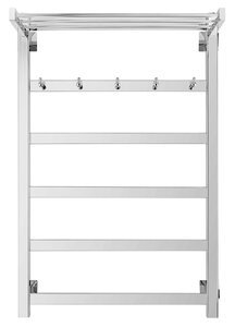 Изображение товара Полотенцесушитель водяной Secado Корсико 1 КСП, 4603759400471, ширина 60 см, высота 80 см, подключение универсальное 60 см, хром