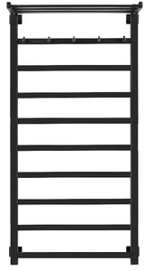 Изображение товара Полотенцесушитель водяной Secado Корсико 1 КСП, 4603777474331, ширина 60 см, высота 120 см, подключение универсальное 60 см, черный матовый