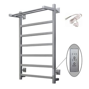Изображение товара Полотенцесушитель электрический Тругор Пэк сп серия 21, Пэк20квП/8050матхр, ширина 50 см, высота 80 см, диммер справа, с полкой, хром матовый
