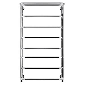 Изображение товара Полотенцесушитель водяной Secado Мерида 1 СП 4603777445386, ширина 40 см, высота 100 см, нижнее подключение 40 см, с полкой, цвет хром