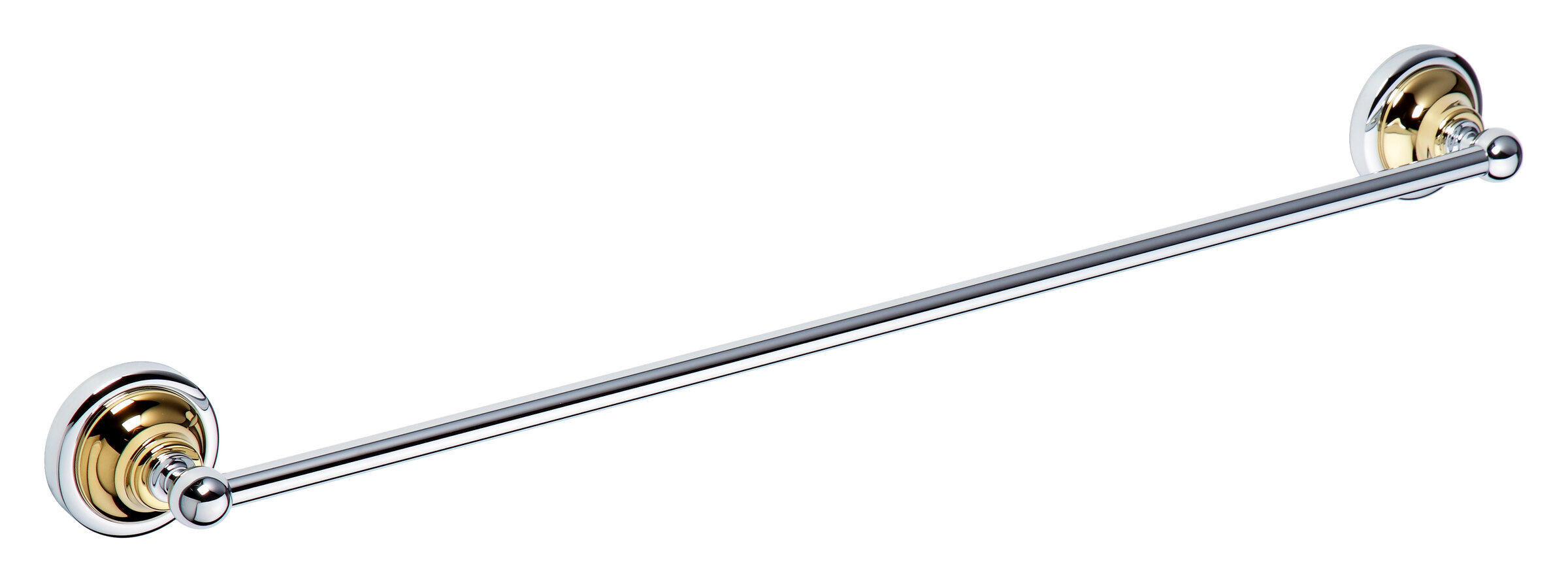 Изображение товара Bemeta Retro 144204048 полотенцедержатель, 66.5x6.5 см, хром/золото