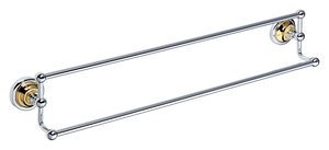 Изображение товара Полотенцедержатель Bemeta Retro 66.5 см хром/золото