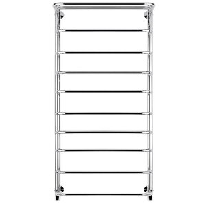 Изображение товара Полотенцесушитель водяной Secado Мерида 1 СП 4603777445409, ширина 40 см, высота 120 см, нижнее подключение 40 см, с полкой, цвет хром