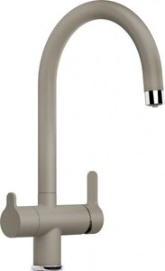 Изображение товара Смеситель Blanco Trima 526270 для кухонной мойки, с подключением к фильтру, серый бежевый