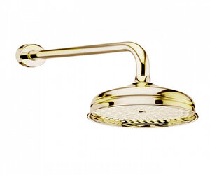 Изображение товара Верхний душ Webert Karenina AC0014010, 20х20 см, 1 режим струи, с держателем, золото