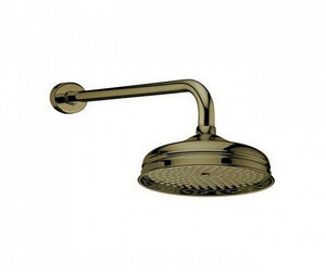 Изображение товара Верхний душ Webert Karenina AC0014065, 20х20 см, 1 режим струи, с держателем, бронза