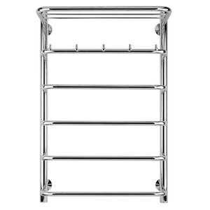 Изображение товара Полотенцесушитель водяной Secado Мерида 1 КСП 4603777445454, ширина 60 см, высота 80 см, нижнее подключение 60 см, с полкой, цвет хром