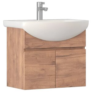 Изображение товара Подвесная тумба под раковину Vigo Wing 600-2-0 Балтика дуб золотой 60 см