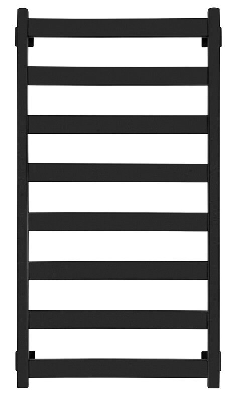 Изображение товара Полотенцесушитель водяной Secado Комано 1, 4603777441203, ширина 60 см, высота 120 см, подключение универсальное 60 см, черный матовый