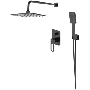 Изображение товара Душевая система Iddis Slide SLIBL02i67 черный матовый встраиваемая