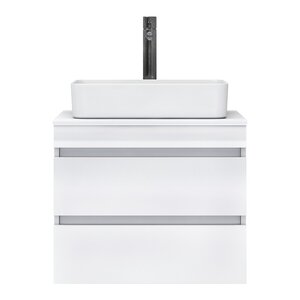 Изображение товара Тумба под раковину Vigo Urban 700-0-2, подвесная, 70 см, с столешницей, белая