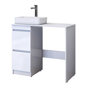 Изображение товара Тумба под столешницу Vigo Urban 400-0-2 tn.URB.40.2Y, 100 см, напольная, для установки со стиральной машиной, белая