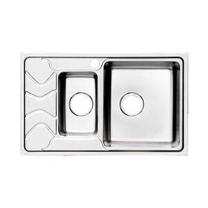 Изображение товара Кухонная мойка Iddis Reeva REE78SZi77, 78 см, нержавеющая сталь, крыло слева, матовая