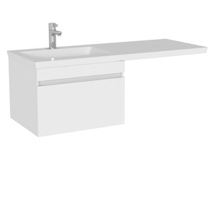 Изображение товара Подвесная тумба для раковины Vigo Urban 600-0-1 белая 60 см для ванной комнаты