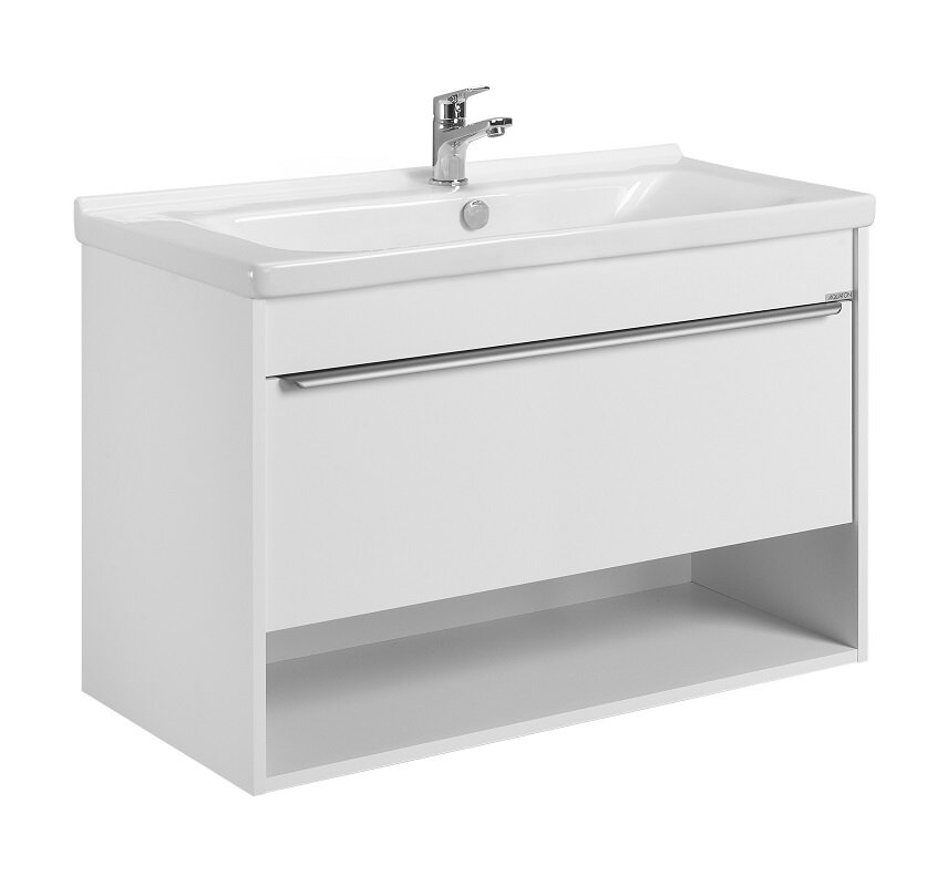 Изображение товара Тумба Aquaton Хоуп 1A287401HP2B0 - подвесная, белый матовый, 100 см