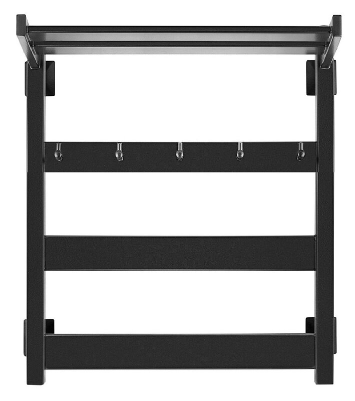 Изображение товара Полотенцесушитель водяной Secado Комано 1 КСП 50 см черный матовый