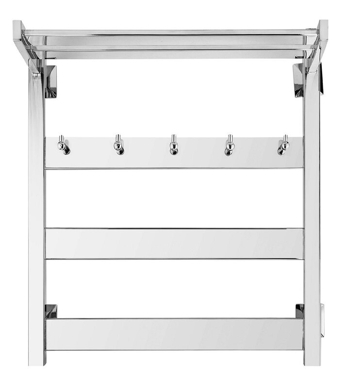 Изображение товара Полотенцесушитель водяной Secado Комано 1 КСП, 4603777481704, ширина 60 см, высота 60 см, подключение универсальное 60 см, хром