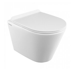 Изображение товара Унитаз подвесной Iddis Calipso CALRDSEi25, безободковый, крышка микролифт, белый