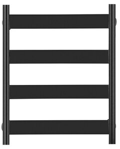 Изображение товара Полотенцесушитель водяной Secado Комано 2, 4603777481797, ширина 60 см, высота 60 см, подключение универсальное 60 см, черный матовый