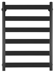 Изображение товара Полотенцесушитель водяной Secado Комано 2, 4603777441319, ширина 50 см, высота 80 см, подключение универсальное 50 см, черный матовый