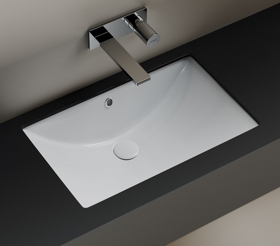 Изображение товара Раковина Ceramicanova Era CN6082 60 см, фарфор, белая, универсальная