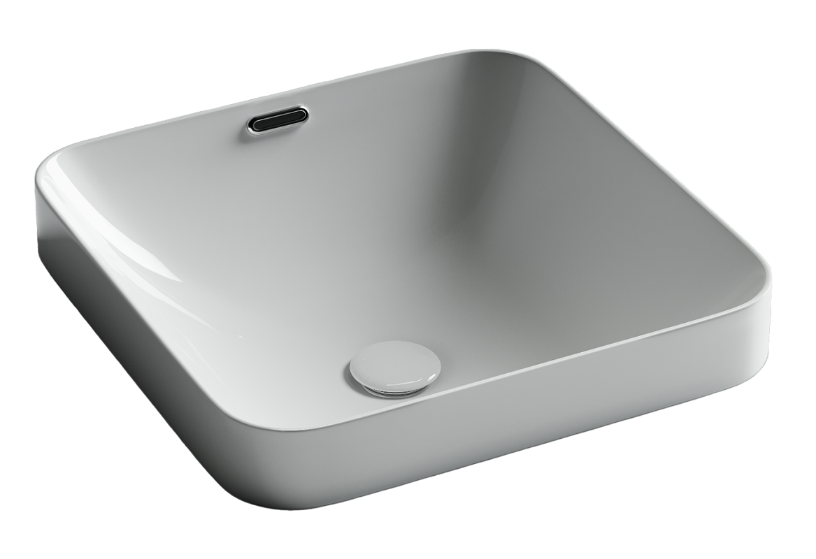 Изображение товара Раковина Ceramicanova Element CN6077, 43.8 см, накладная, сантехфарфор, белый 