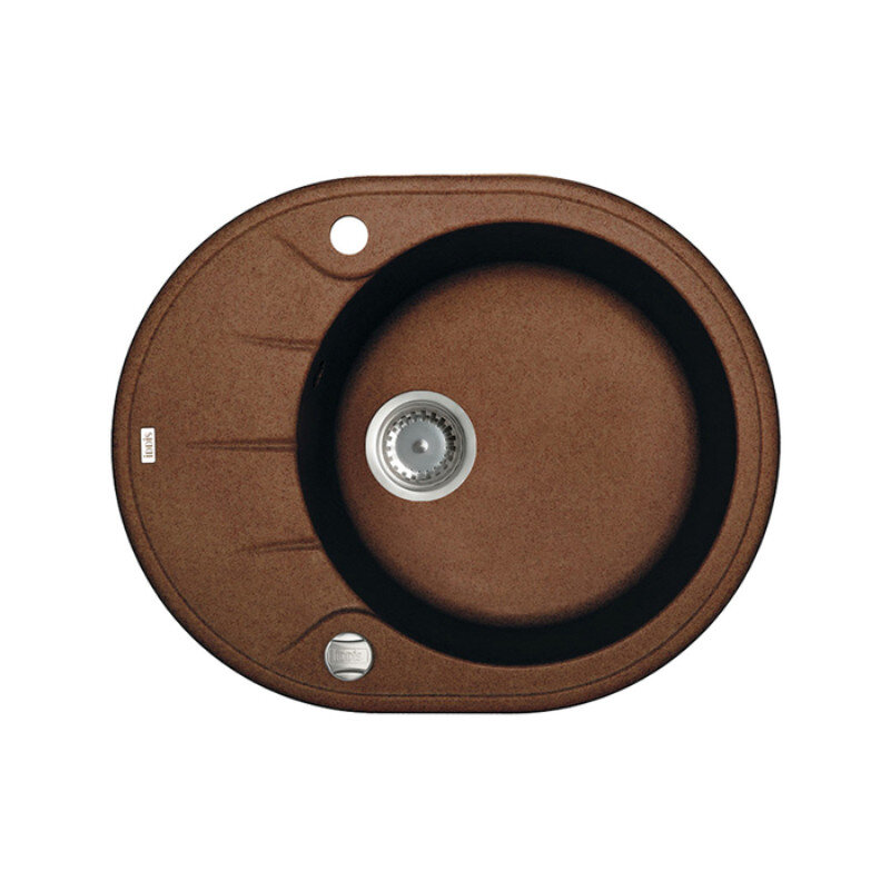 Изображение товара Кухонная мойка Iddis Kitchen G K17C621i87, 62 см, искусственный камень, цвет шоколад