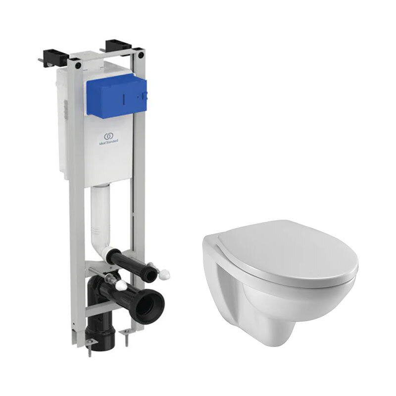 Изображение товара Инсталляция Ideal Standard с безободковым унитазом Jacob Delafon Patio