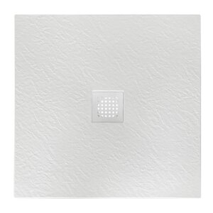 Изображение товара Душевой поддон BelBagno TRAY-MR-UNO-A-80-35-W-BO, 80 х 80 см, белый матовый, квадратный, сифон белый матовый