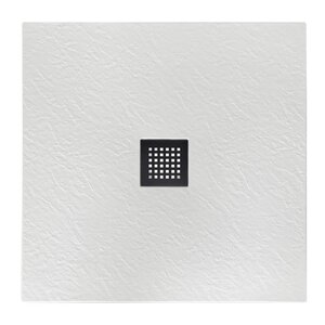 Изображение товара Душевой поддон BelBagno TRAY-MR-UNO-A-90-35-W-NO 90x90 см квадратный низкий белый матовый