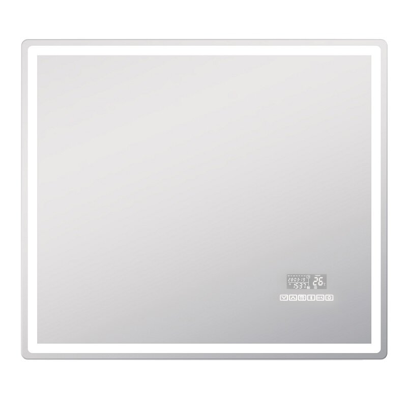 Изображение товара Зеркало Vigo Geometry Media voice 800 80x70 см с LED подсветкойBluetooth и голосовым управлением