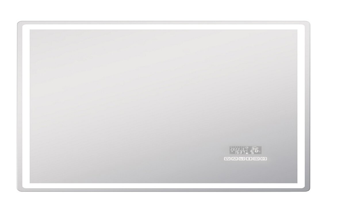 Изображение товара Зеркало Vigo Geometry Media voice 1200 с LED-подсветкой и Bluetooth