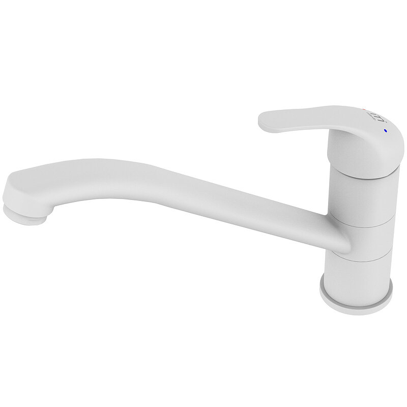 Изображение товара Смеситель для кухонной мойки Milardo Meal M02WTR0M05, белый матовый