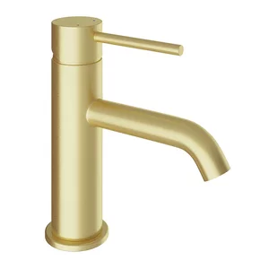 Изображение товара Смеситель для раковины Aqueduto Cano CAN0250 золото, однорычажный, латунь, Португалия