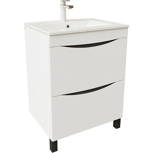 Изображение товара Тумба с раковиной Iddis Cloud CLO60WFi95K, 60 см, напольная, белый
