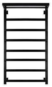 Изображение товара Полотенцесушитель водяной Secado Корсано 1 СП, 4673739246672, ширина 60 см, высота 100 см, подключение универсальное 60 см, черный матовый