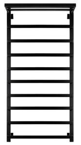 Изображение товара Полотенцесушитель водяной Secado Корсано 1 СП, 4673739246702, ширина 60 см, высота 120 см, подключение универсальное 60 см, черный матовый