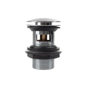 Изображение товара Донный клапан для раковины Iddis Slide SLIBC1Wi88, PVD-покрытие, с переливом, хром матовый