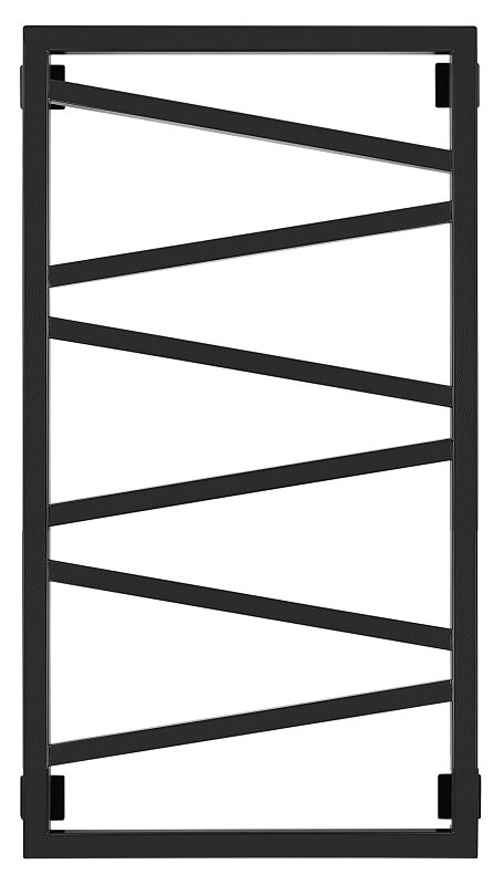 Изображение товара Полотенцесушитель водяной Secado Мирано, 4603777441425, ширина 50 см, высота 100 см, подключение универсальное 50 см, черный матовый