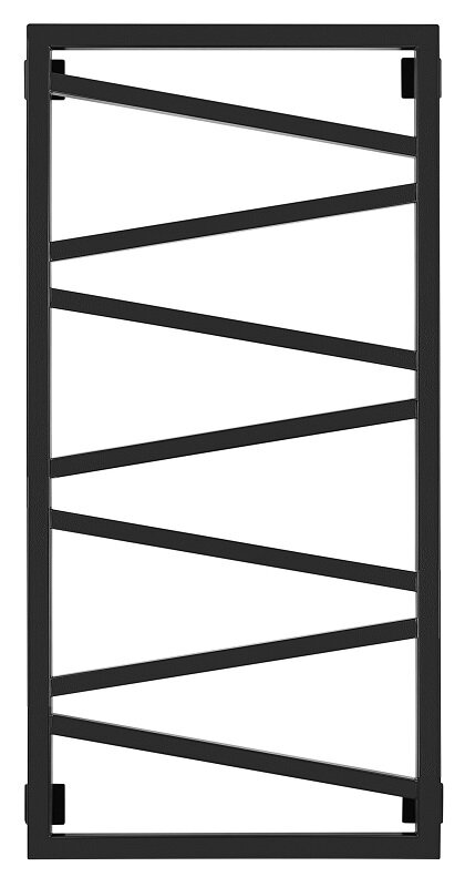 Изображение товара Водяной полотенцесушитель Secado Мирано 50x120 см черный матовый нержавеющая сталь