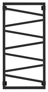 Изображение товара Водяной полотенцесушитель Secado Мирано 50x120 см черный матовый нержавеющая сталь