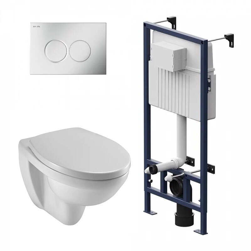 Изображение товара Инсталляция Am.Pm ProC для подвесного унитаза Jacob Delafon Patio с микролифтом и каскадным сливом