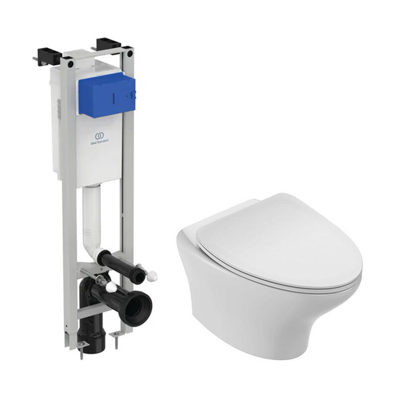 Изображение товара Безободковый подвесной унитаз Jacob Delafon Nouvelle Vague, фарфор, белый