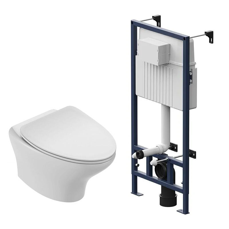 Изображение товара Инсталляция Am.Pm ProC с безободковым унитазом Jacob Delafon