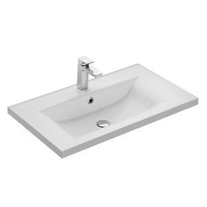 Изображение товара Раковина Aquaton Айрис 1A722931AG010, 80 см, литьевой мрамор, белая